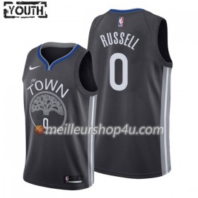 Maillot Basket Enfant Golden State Warriors Russell 0 2019-20 Nike City Edition Swingman